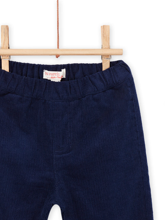 NAVY BLUE CORDUROY PANTS