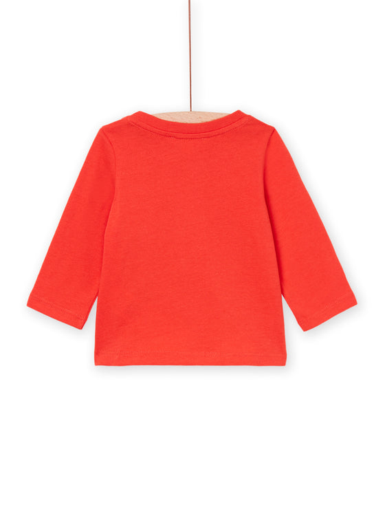 RED LONG SLEEVE T-SHIRT