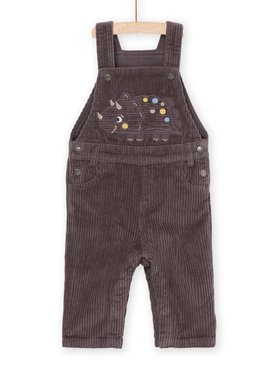 PLAIN CORDUROY OVERALLS