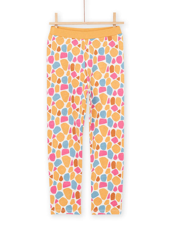 PYJAMA LONG WITH GIRAFFE PATTERN 3 PIECES