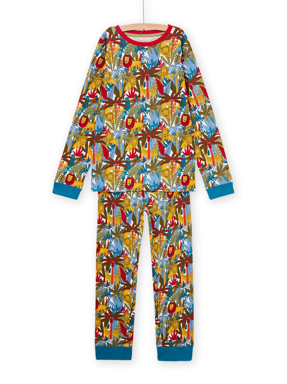 LONG PYJAMAS WITH SAVANNAH PRINT