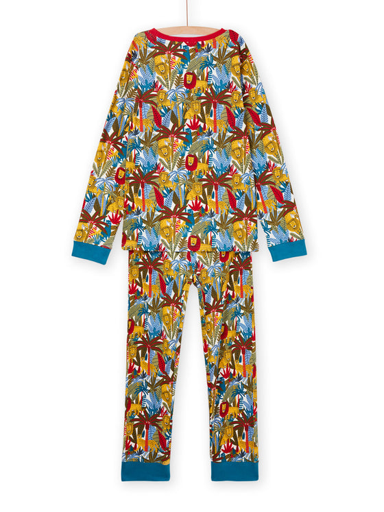 LONG PYJAMAS WITH SAVANNAH PRINT