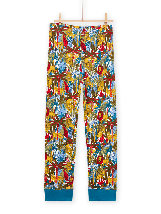 LONG PYJAMAS WITH SAVANNAH PRINT