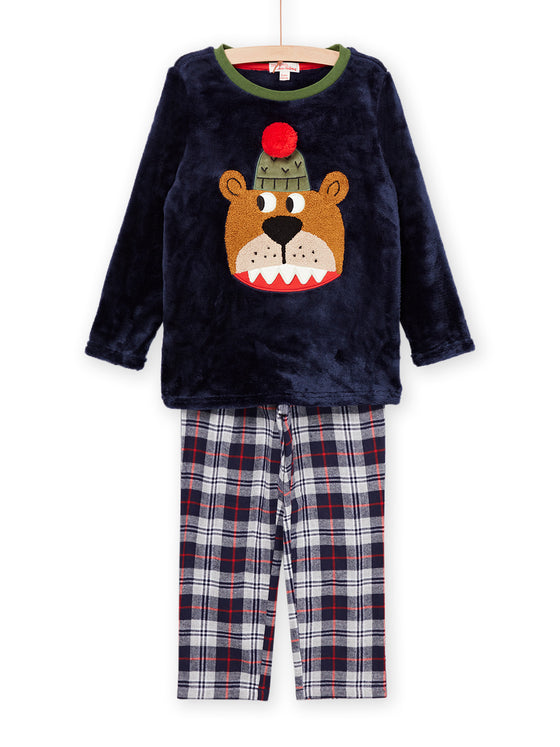 PAJAMA SET T-SHIRT AND VELVET PANTS