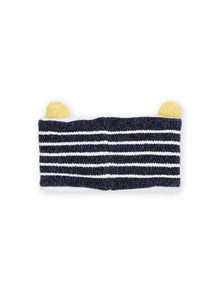  NIGH BLUE STRIPED SNOOD