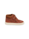 SMOOTH CAMEL LEATHER HIGH TOP SNEAKERS