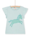 Unicorn print t-shirt