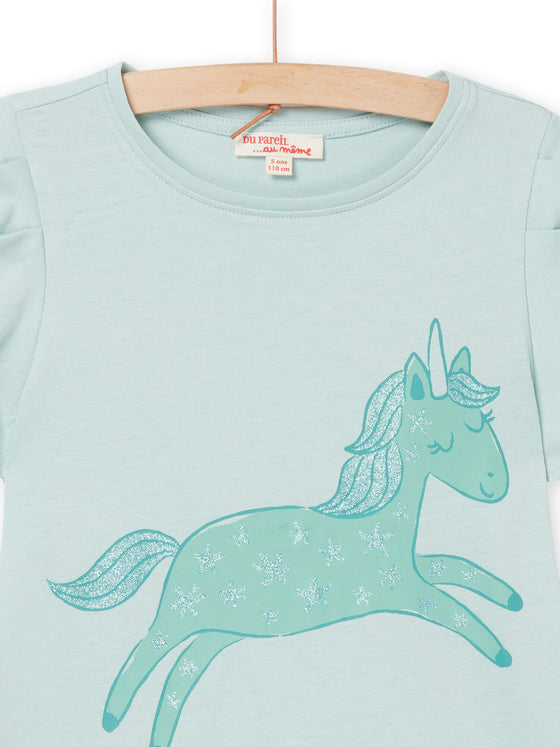 Unicorn print t-shirt