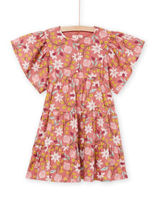  Terracota Floral print dress