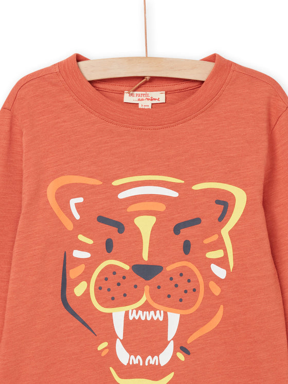 Tiger motif t-shirt