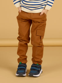  Brown pants with a side pocket