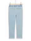 Elastic waist jeans