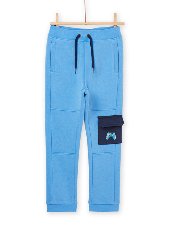 Blue jogging pants