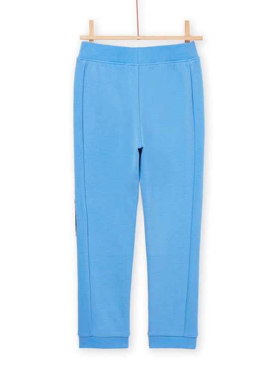 Blue jogging pants