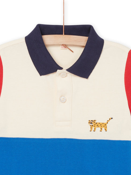 Multicolor polo shirt