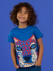  Pop Blue t-shirt with animal