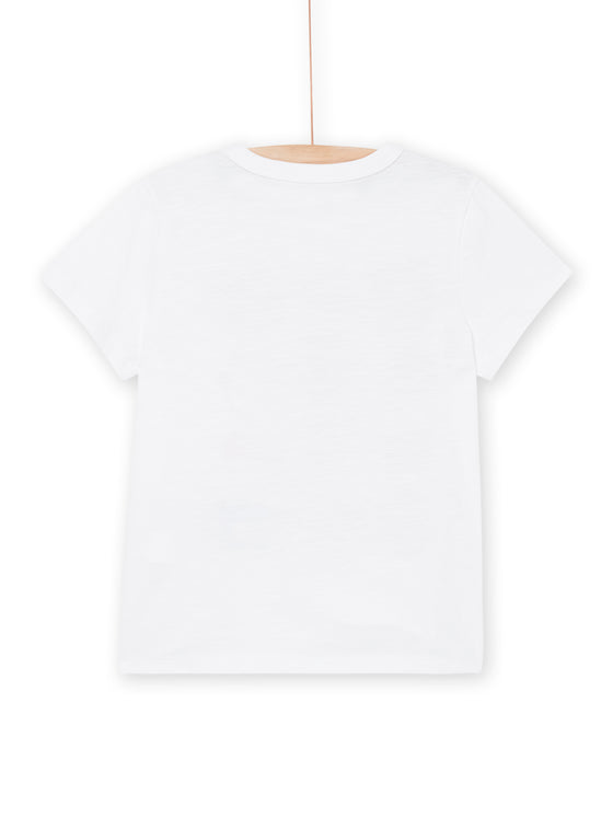 White t-shirt with small animals SS