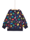 Fancy print sweatshirt mixed