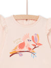 Fancy patterned bird t-shirt