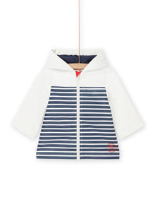  Raincoat with stripe print and zebra animation