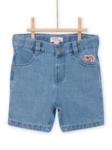  Light denim bermuda