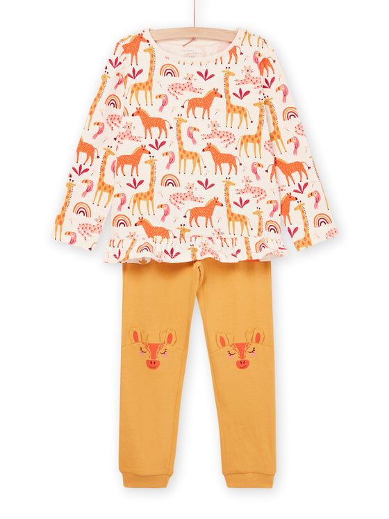 Pyjama set giraffe