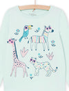 Pyjama set with wild animals