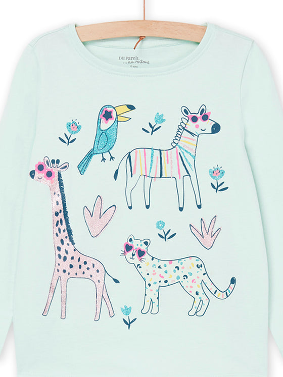 Pyjama set with wild animals