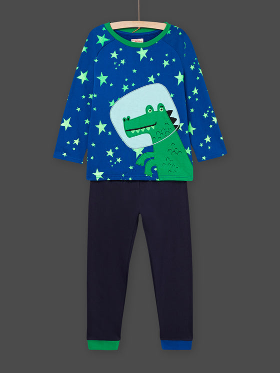 Pyjamas with crocodile