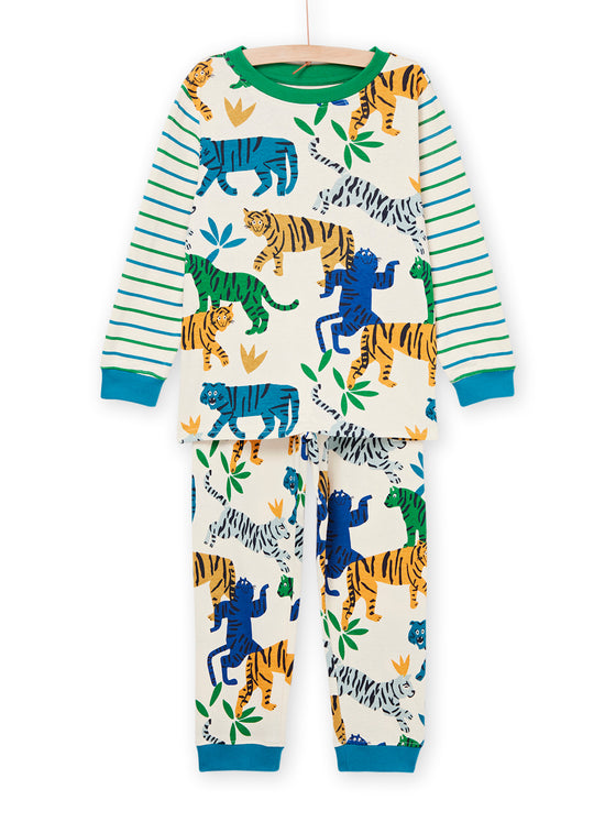 Tiger print pyjamas