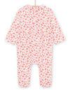 Sleep suit with flower