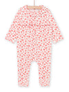 Sleep suit with flower