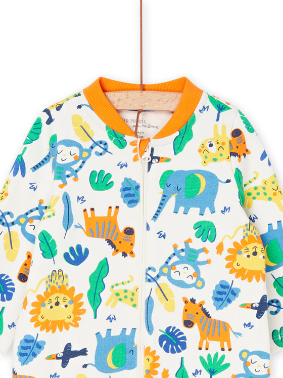 Safari Off white babygrow