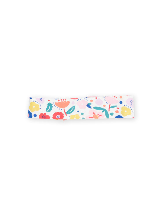 Headband with floral print