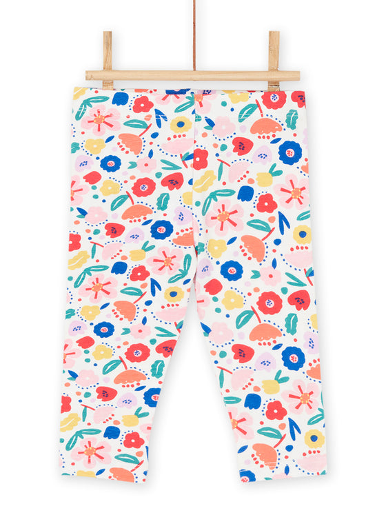 Flower print leggings